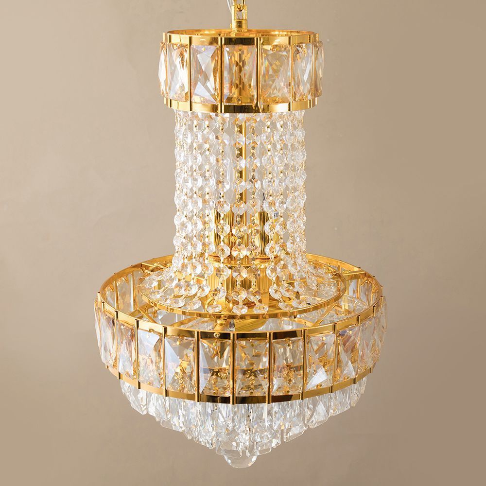 E12/40W水雷型】モダンガラス シャンデリア Martina マルティーナ（5灯