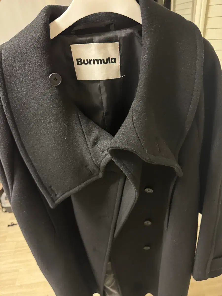 BURMULA カルバン クライン ステンカラーコート CASHMERE HIGH NECK COAT