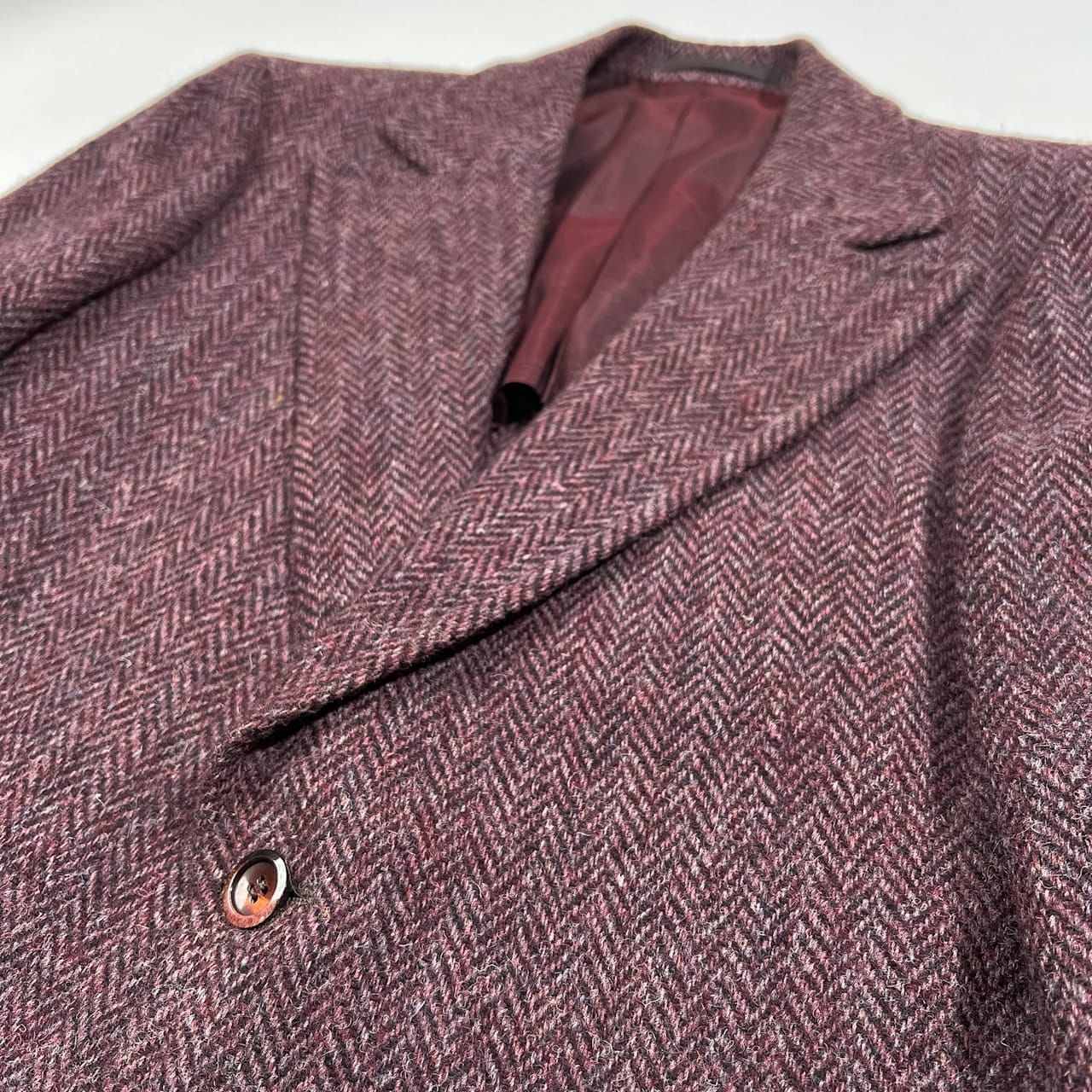 Harris Tweed ハリスツイード EXECUTIVE ヘリンボーン 2B テーラード