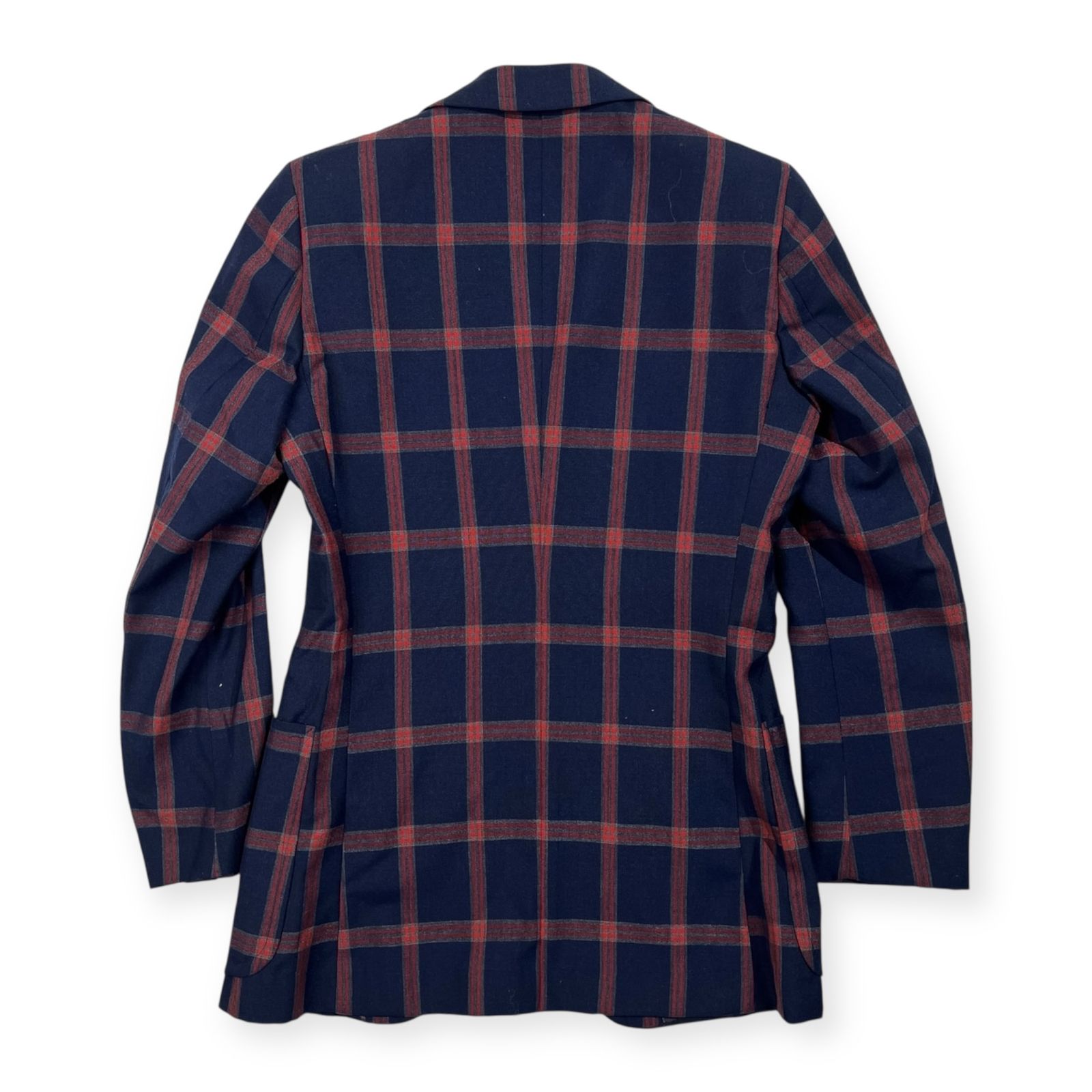 80s✨VAN JACKET 紺ブレ タータンチェック テーラードジャケット Mr.VAN BY VAN JACKET ミスターヴァン チェック柄 テーラード