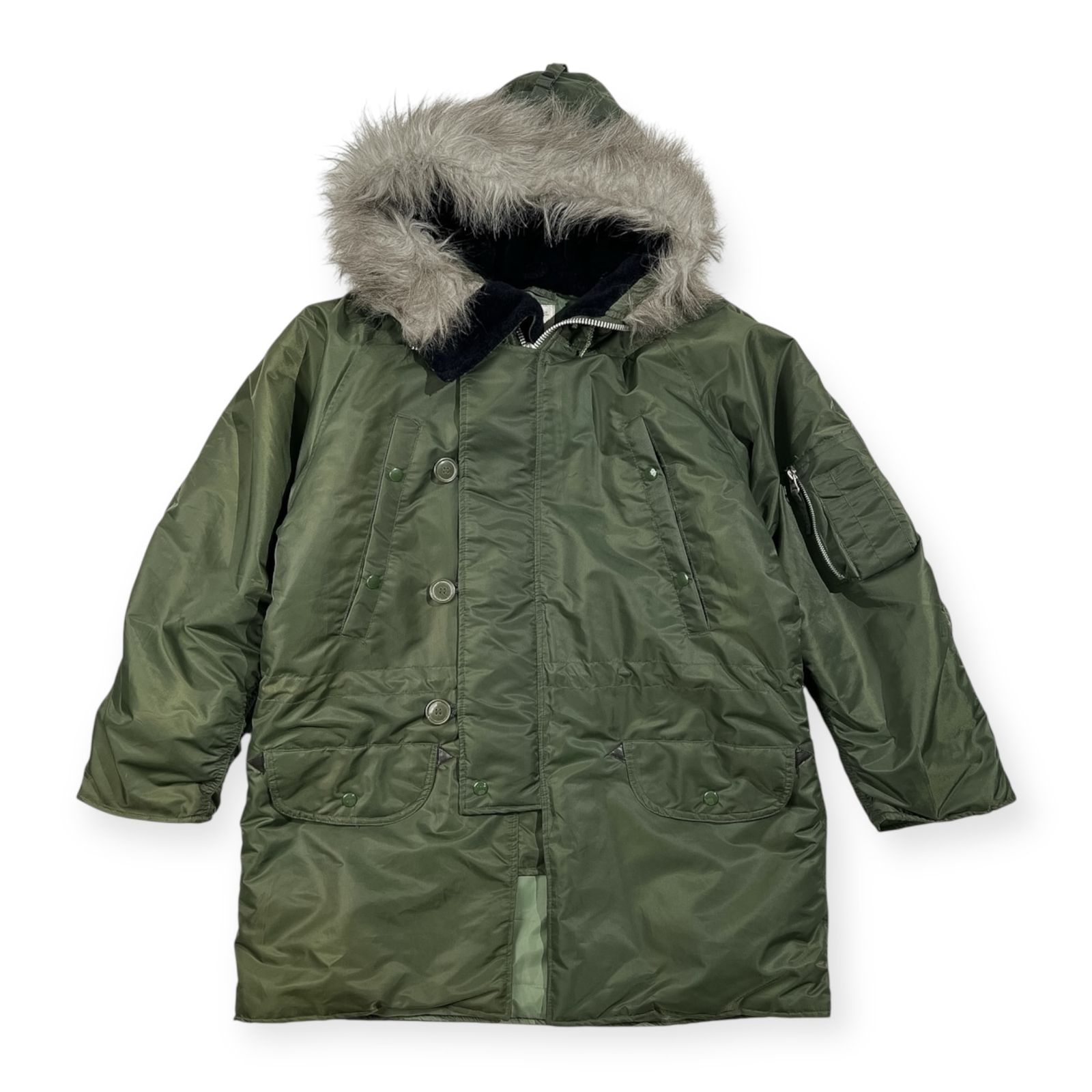 N-3B AIR FORCE フライトジャケット ミリタリー サイズ M /カーキ