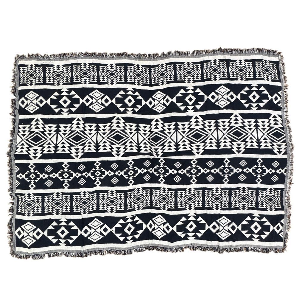 vintageラグ ブランケット マルチカバー タペストリー ネイティブ柄