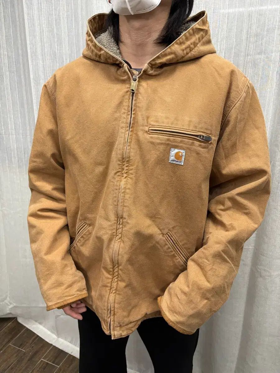 Carhartt カーハート ヴィンテージ サンドストーン ダック アクティブ フード ジャケット