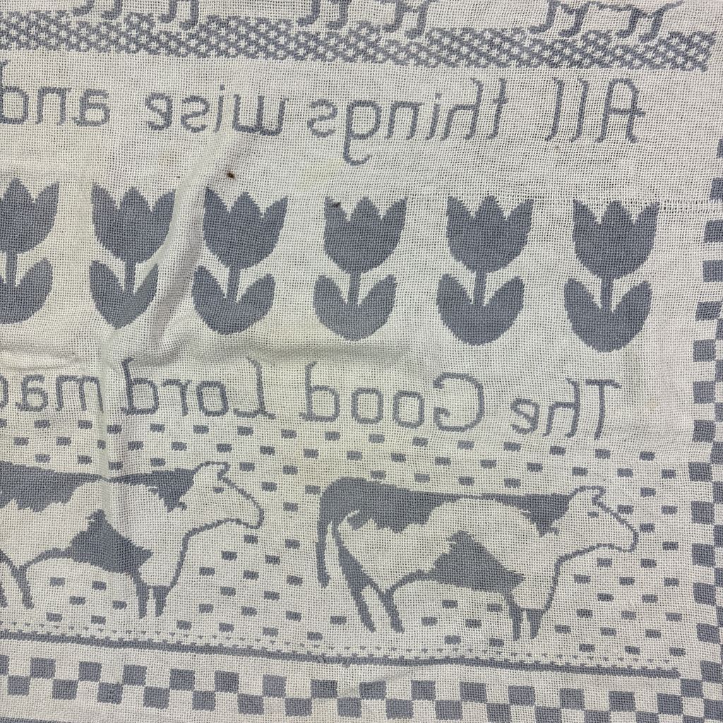 vintageラグ ブランケット マルチカバー タペストリー アヒル 動物