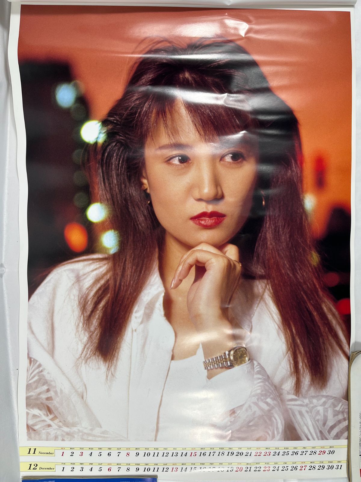 浜田麻里 HAMADA MARI 1992年 壁掛けカレンダー カレンダー シンガー