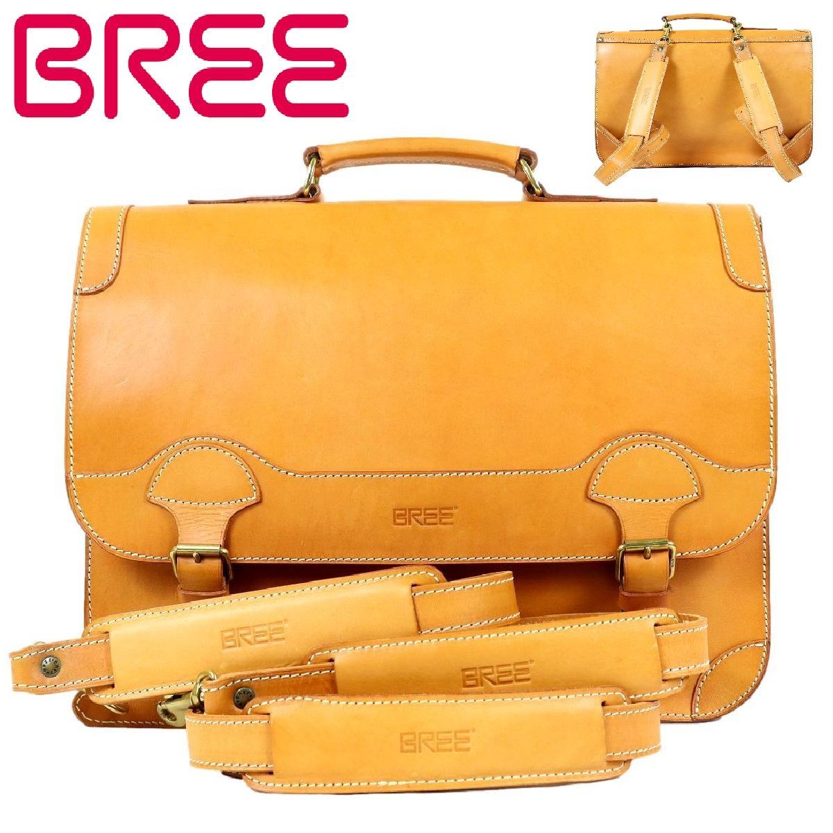 S3641】【美品】【3WAYバッグ】BREE ブリー ショルダーバッグ リュック