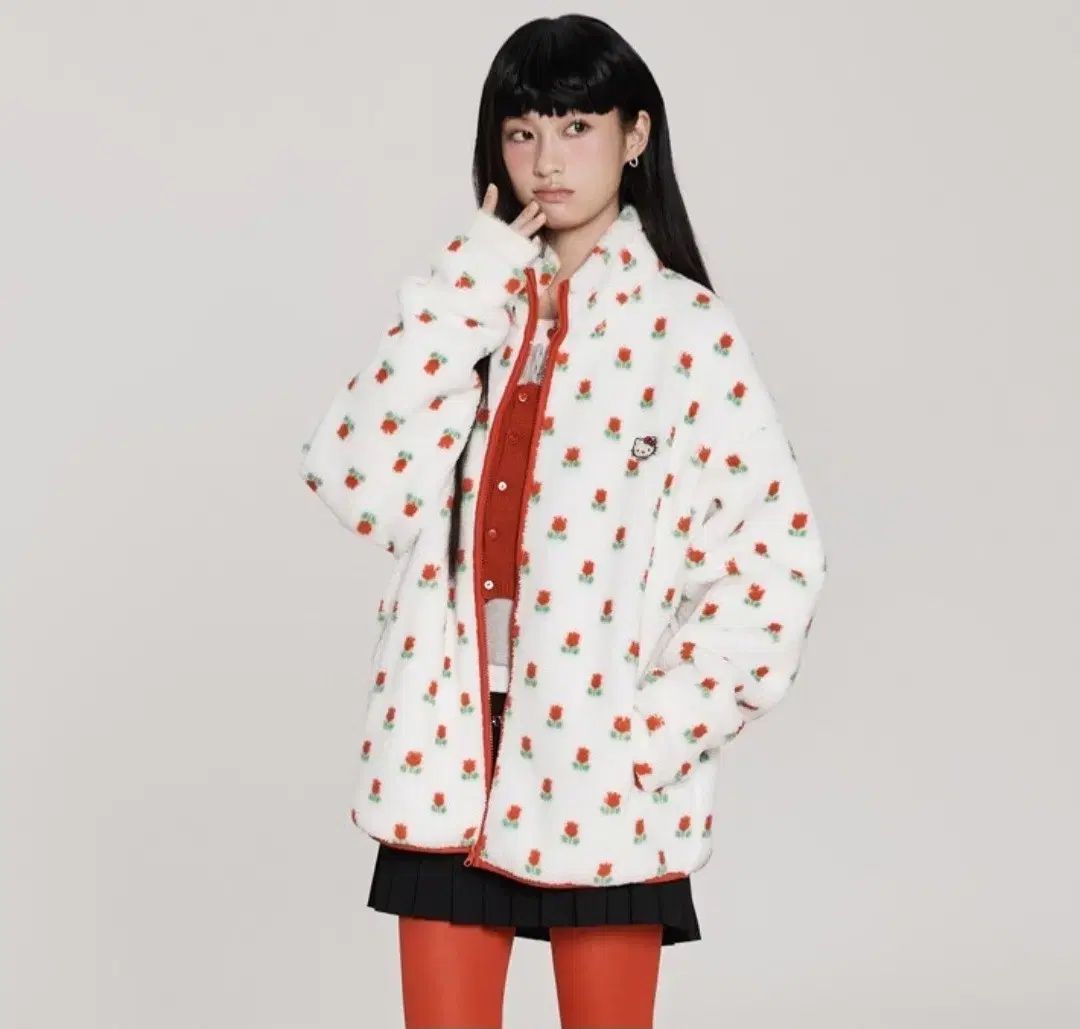 SPAO SanrioCharacters DUMBLE FLEECE | hello kitty ハローキティ フリース L