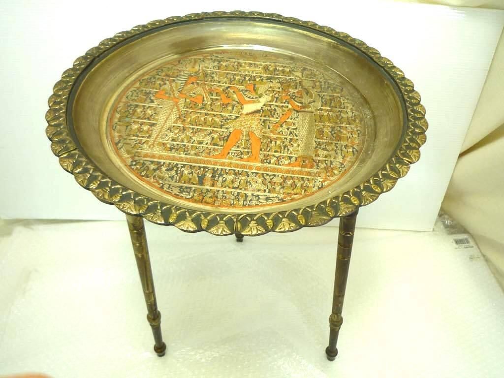 【美品】ビンテージ　トレー　金属　置物　インテリア　工芸品　美術品　A1285 美品】ビンテージ トレー 金属 置物 インテリア 工芸品 美術品 A1285