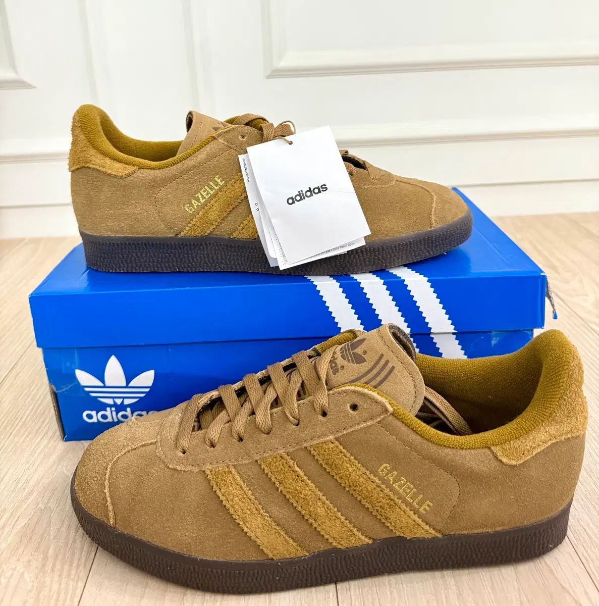  255 adidas スニーカー ガゼル ブラウン デザート テンジャン スニーカー 靴