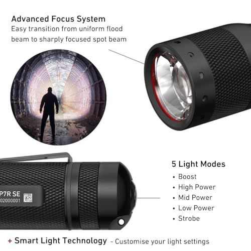 Ledlenser P7R SE ハンディライト 充電式 電池式 ハイブリッド 最大