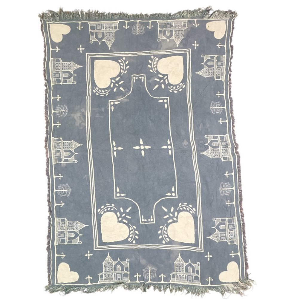 vintageラグ ブランケット マルチカバー タペストリー ハート ハウス