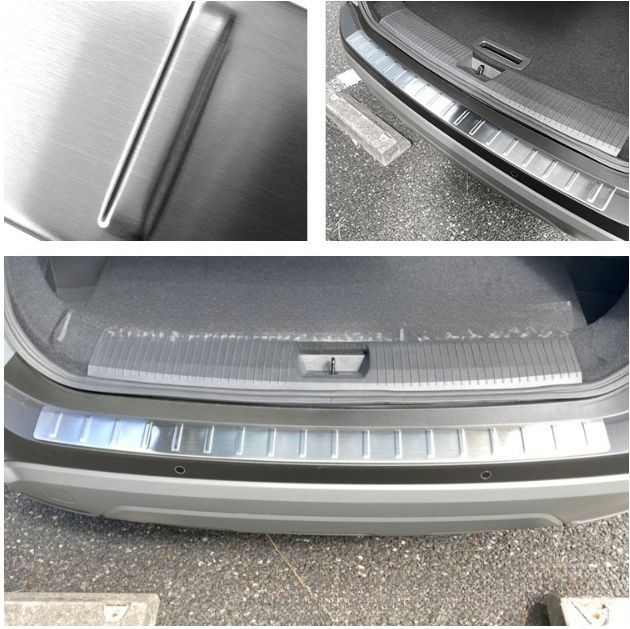 日産 エクストレイル T 33 2025年 - 外側 トランク ガード プロテクター ステンレス キズ防止 その他 アクセサリー 車