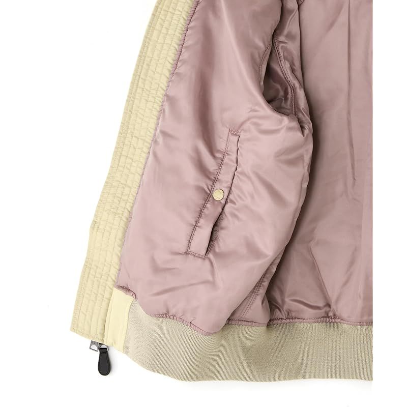  アヴィレックス LOGO MA-1 シグネチャー ロゴ レディース S 040 ベージュ 783-4252605 0 コート ジャケット ファッション