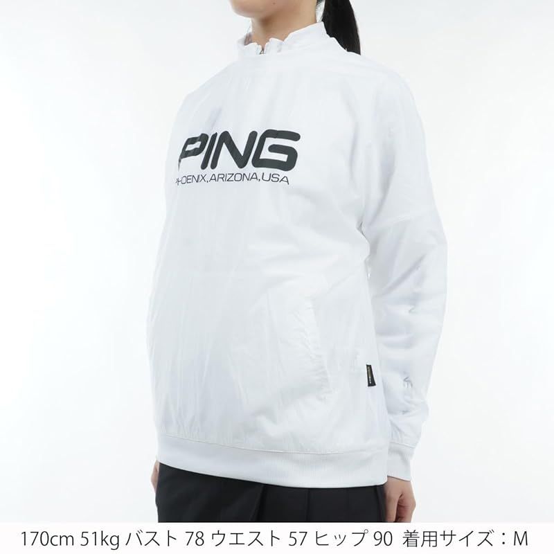 ピン アパレル レディース レイヤードブルゾン ストレッチ性 セット商品 | ゴルフ 622-3220900 030_ホワイト S