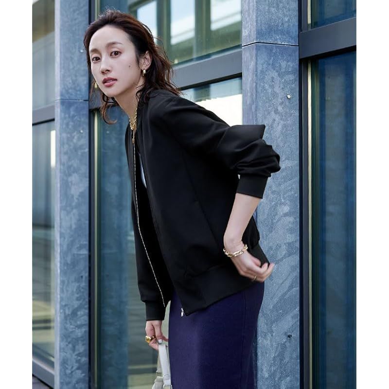 ユアーズ ベーシックMA 1ブルゾン レディース S カーキ