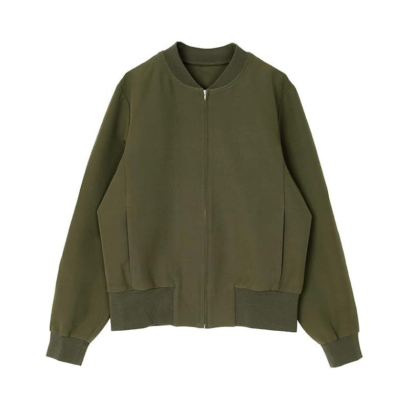 ユアーズ ベーシックMA 1ブルゾン レディース S カーキ