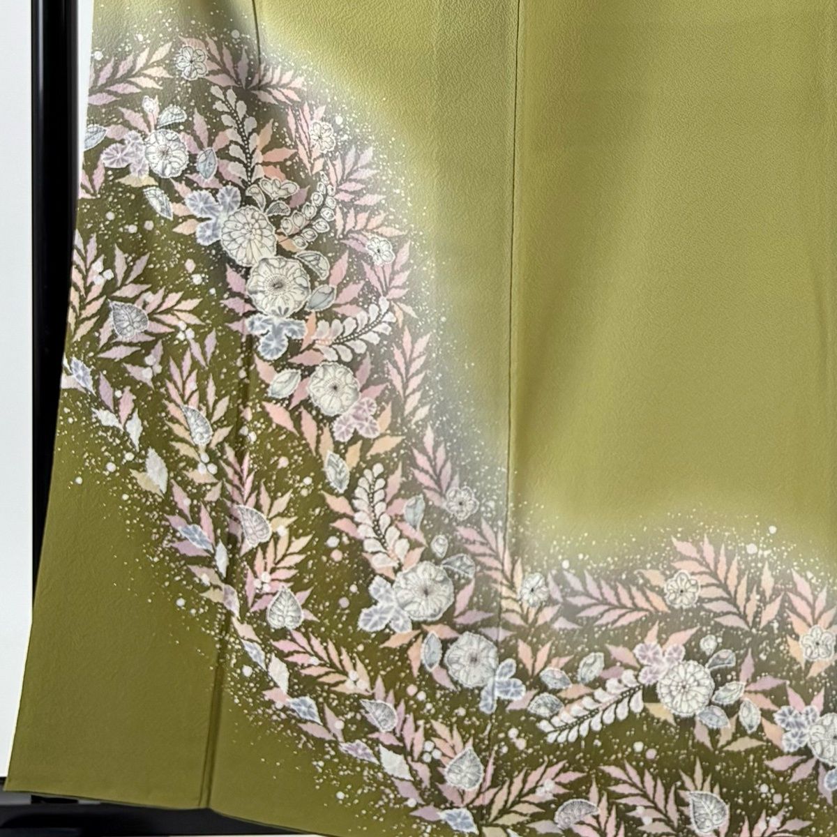 付下げ 身丈159cm 裄丈67cm M 袷 翠山工房 やまと 落款 辻が花 ぼかし