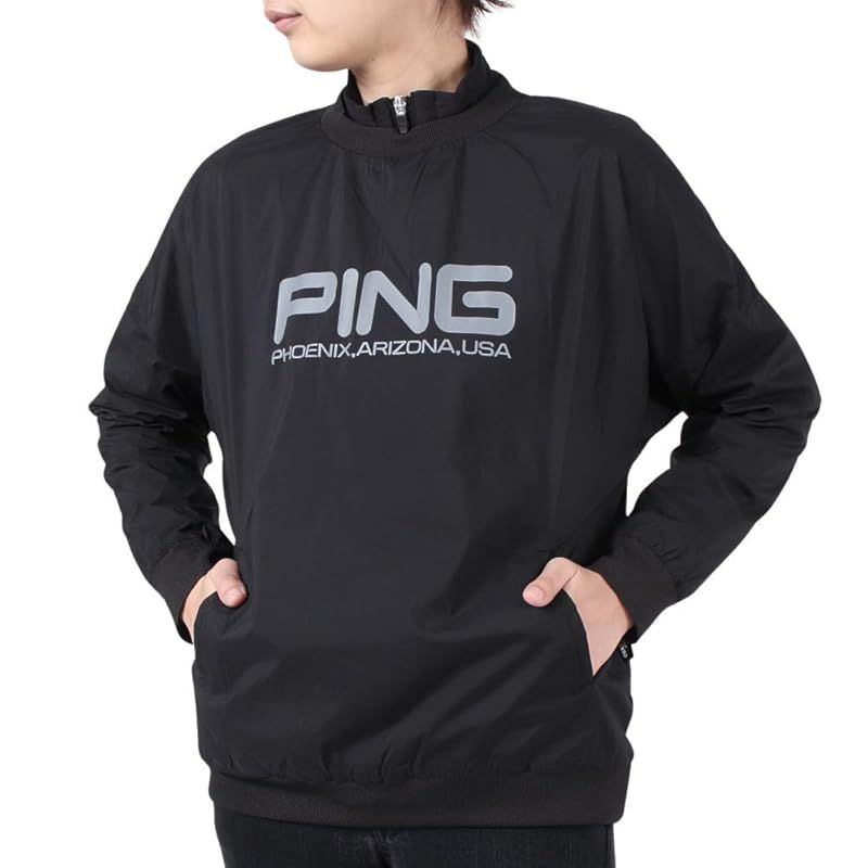 ピン アパレル レディース レイヤードブルゾン ストレッチ性 セット商品 | ゴルフ 622-3220900 010_ブラック S