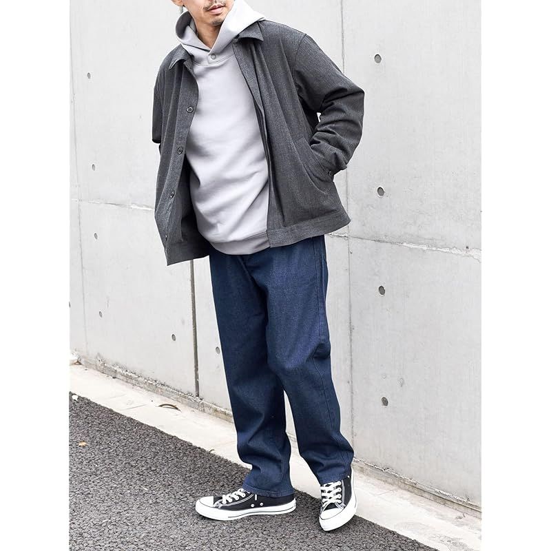 シップス エニィ SHIPS any ブルゾン 手洗い ショート 24 FW メンズ ダークグレー S