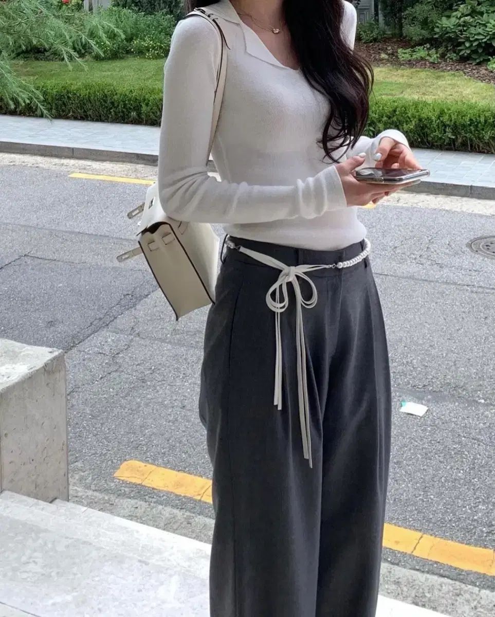 Le Plein ム グレー スラックスs ショート