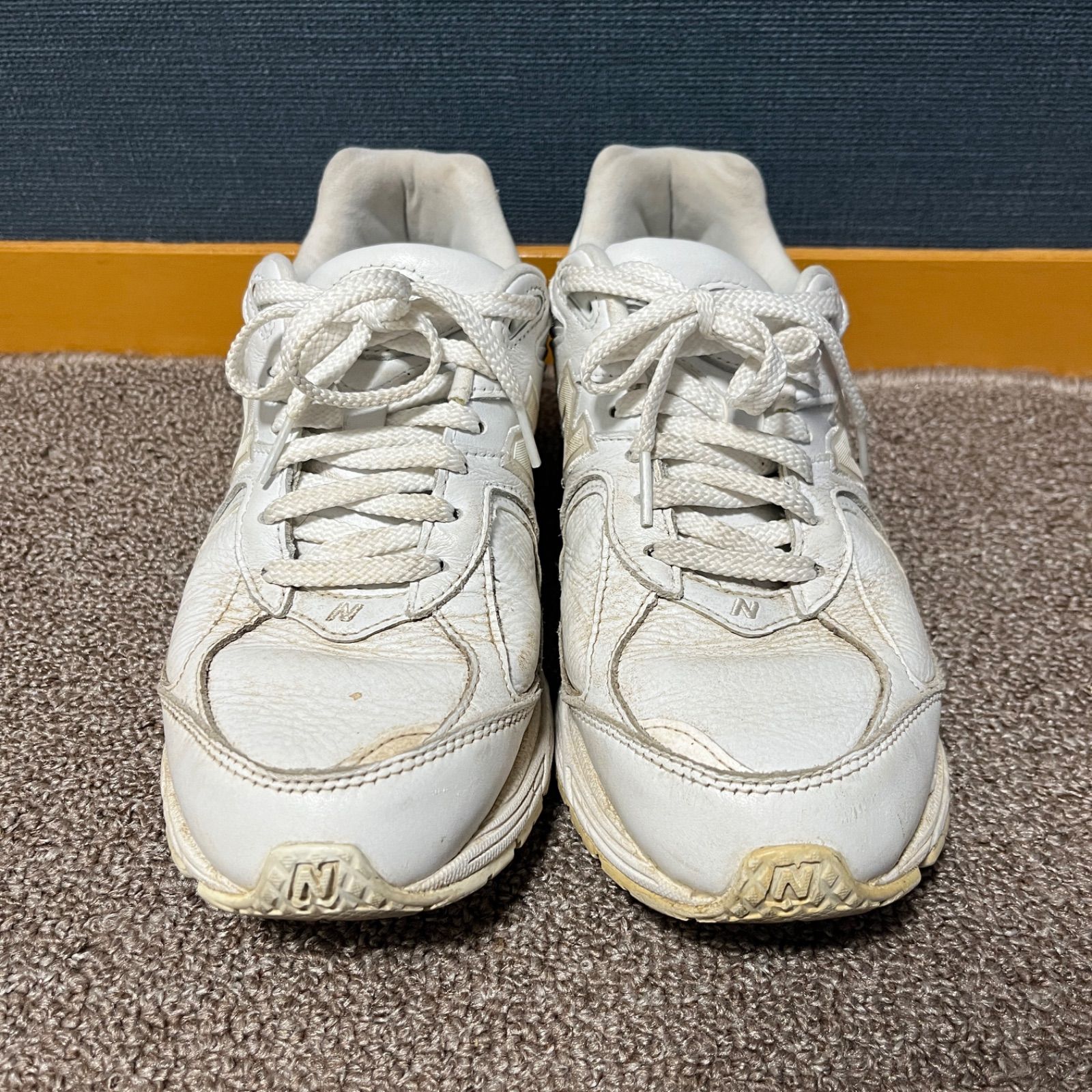 廃盤 希少 New Balance ML2002RI オールレザー スニーカー