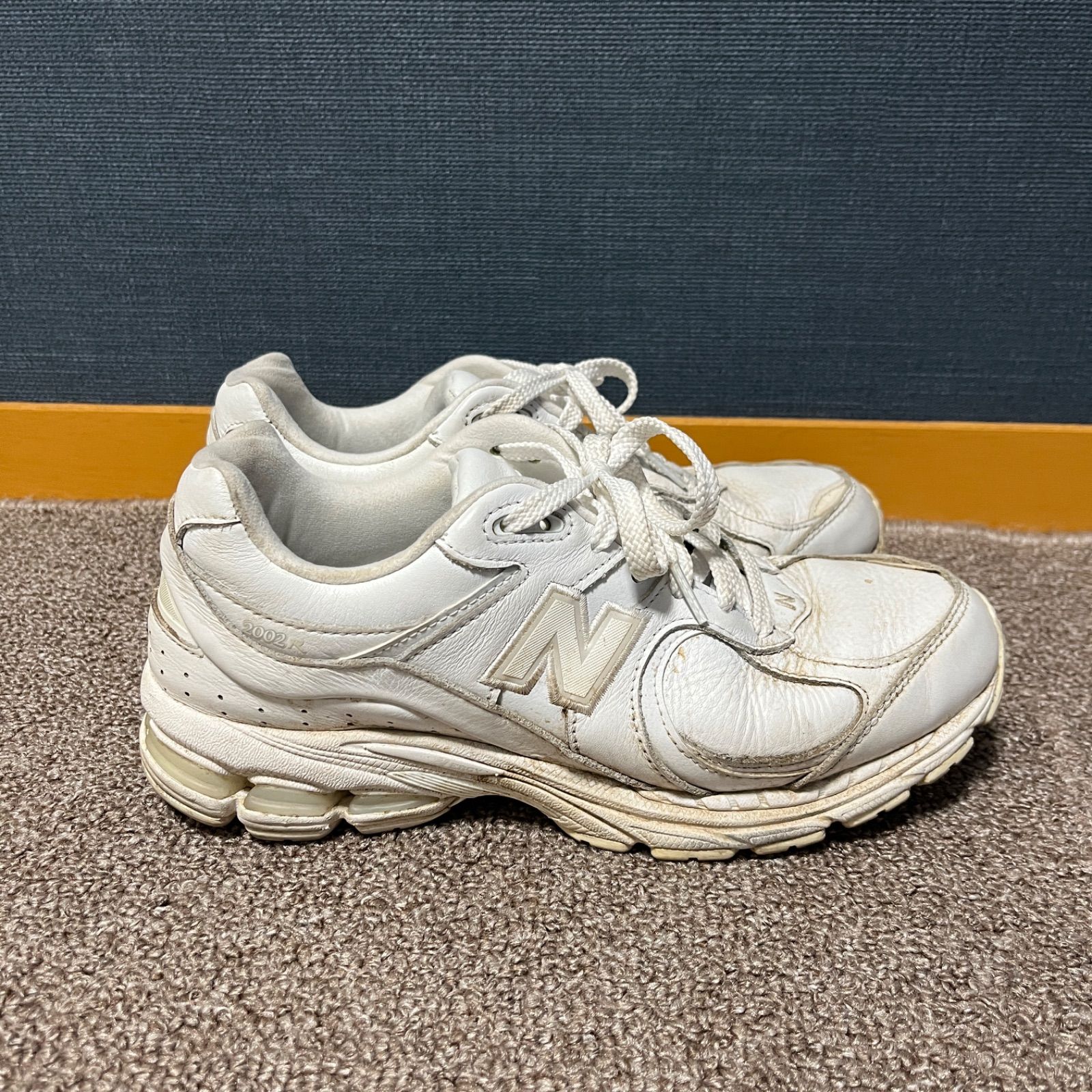 廃盤 希少 New Balance ML2002RI オールレザー スニーカー 