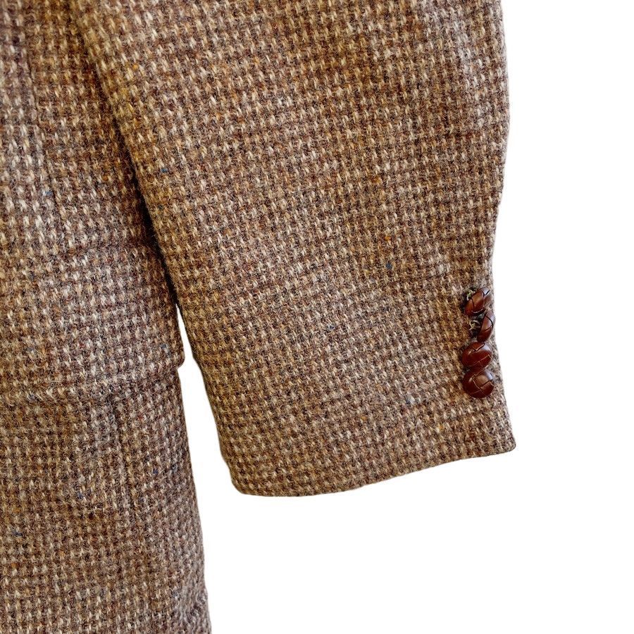 80s90sUSA製Harris Tweedハリスツイードジャケットウールテーラード