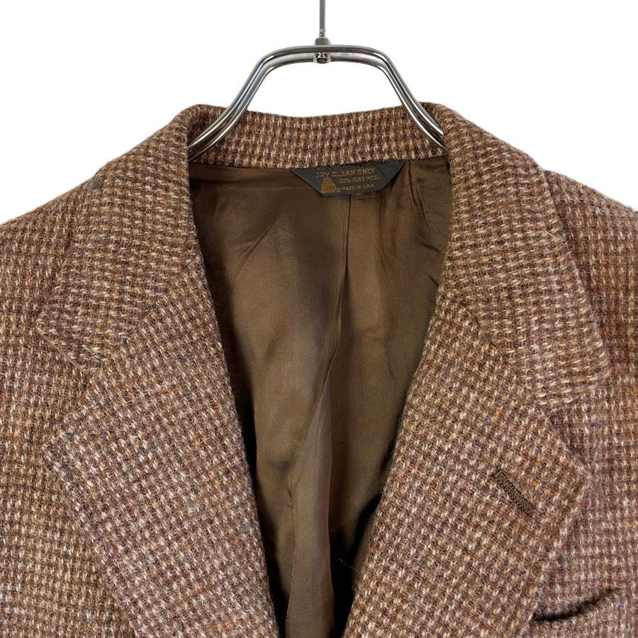 80s90sUSA製Harris Tweedハリスツイードジャケットウールテーラード