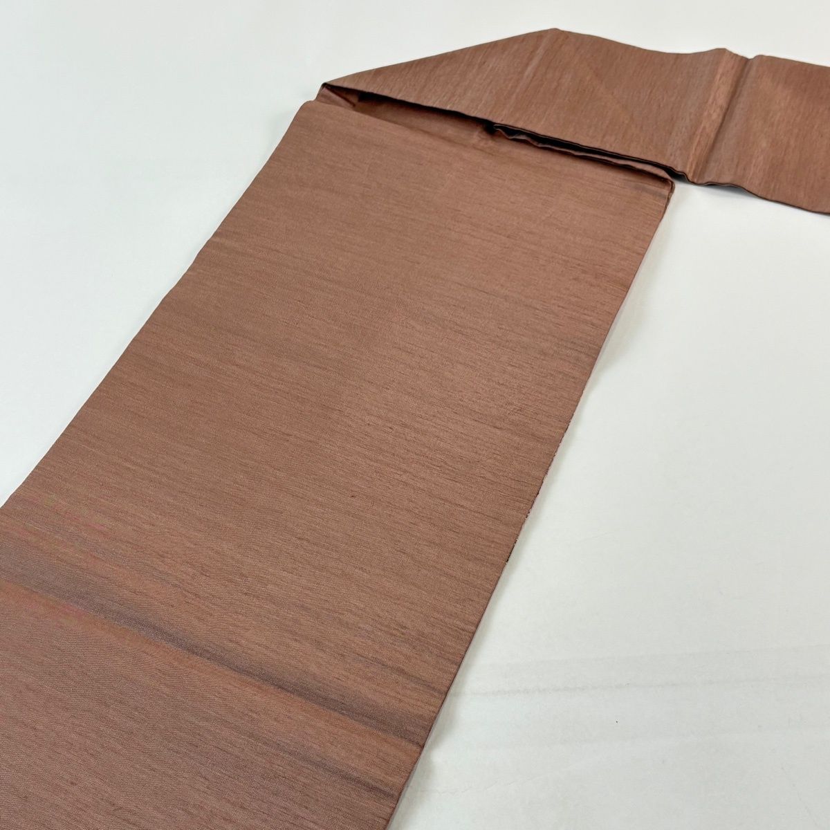  名古屋帯 名品 草花 金糸 薄小豆 正絹 名古屋帯 帯