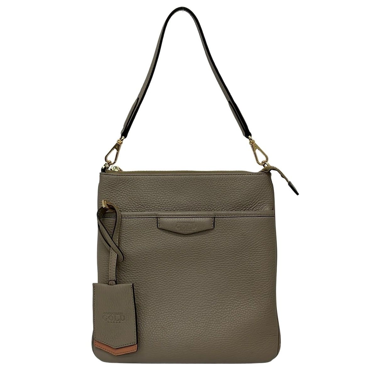 ココセリュックスゴールド ショルダーバッグ ヘラクレスGOLDシュリンク 3 WAY ボディバッグ ミンク グレーベージュ レザー