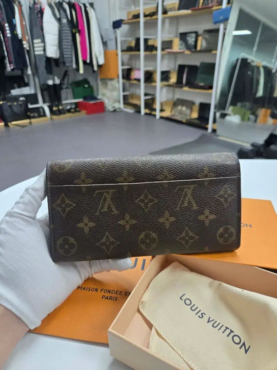 A級コンディション Louis Vuitton SARAH サラ 財布 長財布
