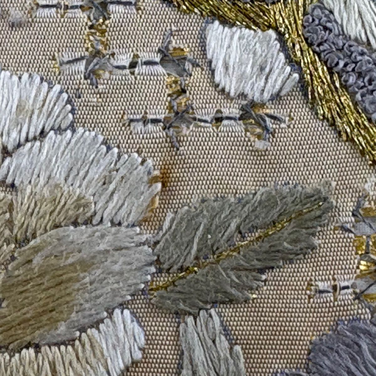 刺繍 金銀糸