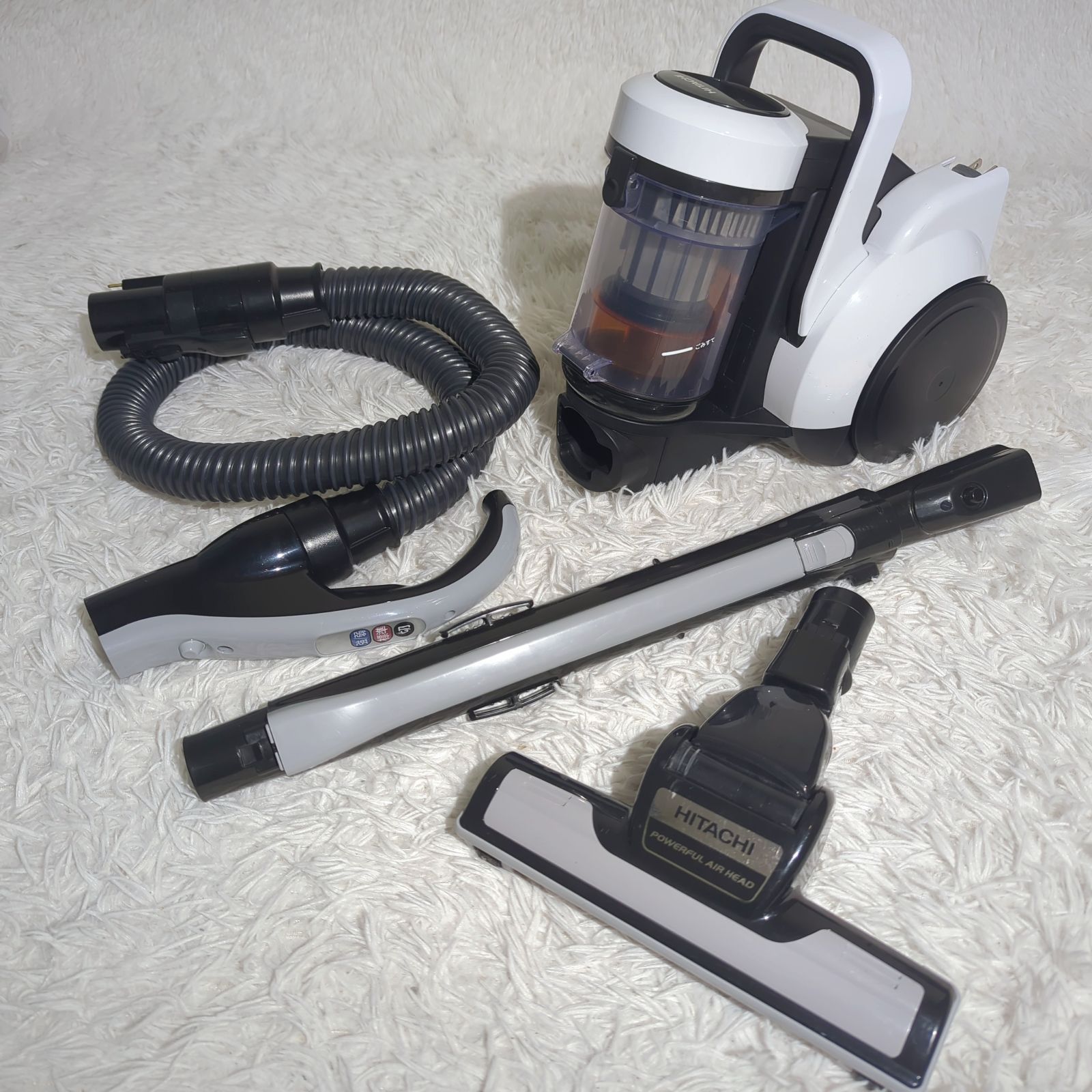 HITACHI サイクロン式クリーナー パワかる CV-SV 90 K 掃除機 キャニスター