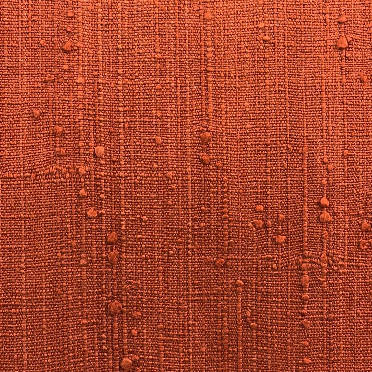 名古屋帯 浦野理一 経節紬 赤茶 正絹