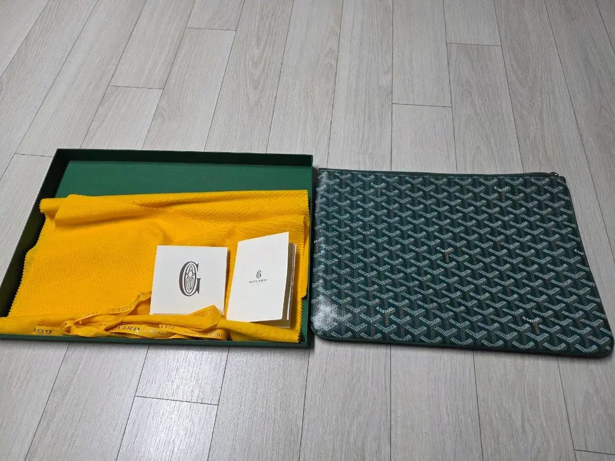 Maison Goyard 瀬名 泉 クラッチバッグ グリーン GM サイズ
