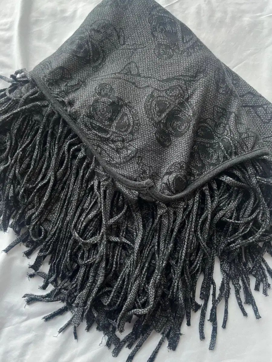  HYSTERIC GLAMOUR ヒステリックグラマー プリンティング フリンジ マフラー ストール スカーフ マフラー 小物