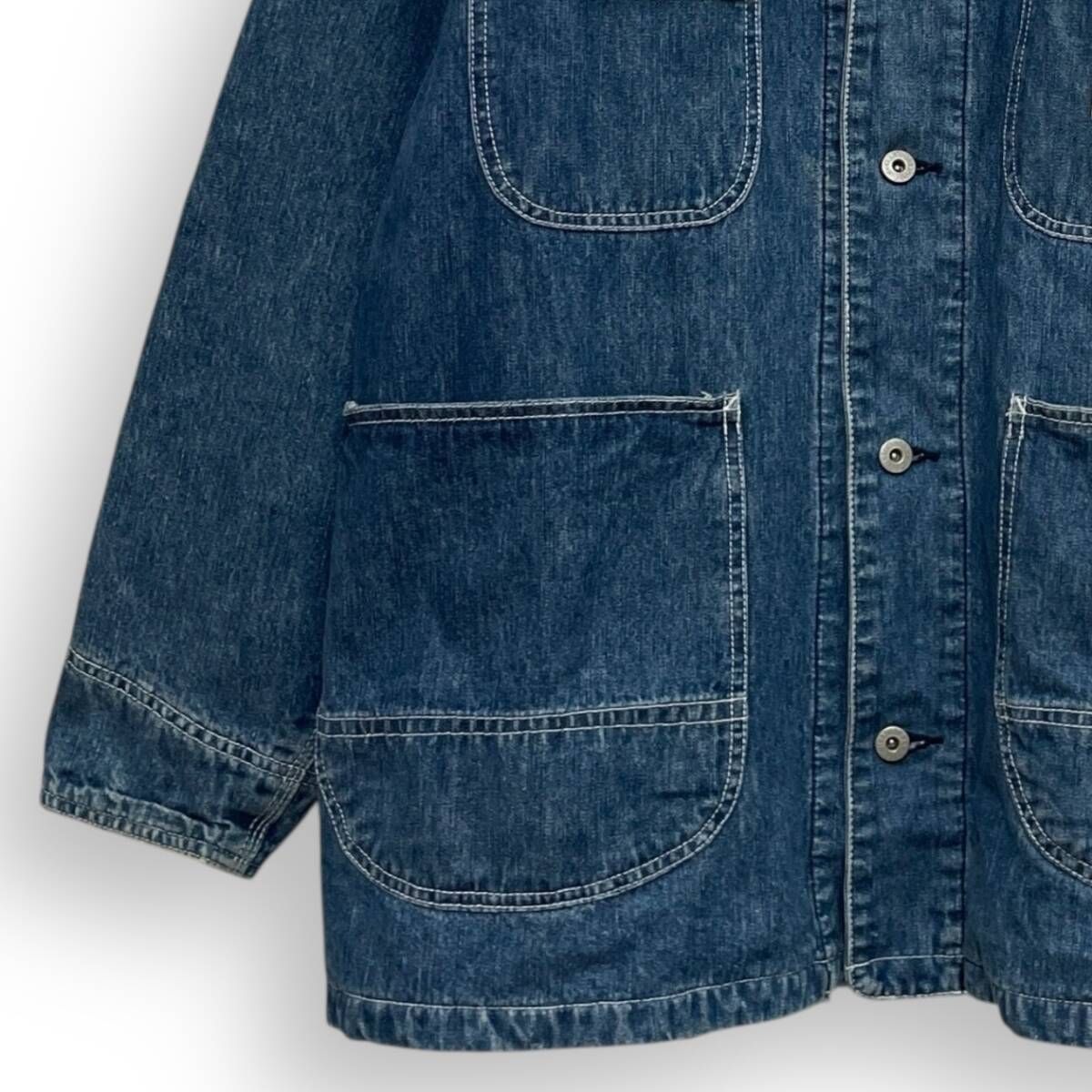 USA製90sヴィンテージ リーバイスデニムカバーオール 裏地ブランケット付き R2611/ 90s Levi's リーバイス デニム カバーオール ブランケット裏地