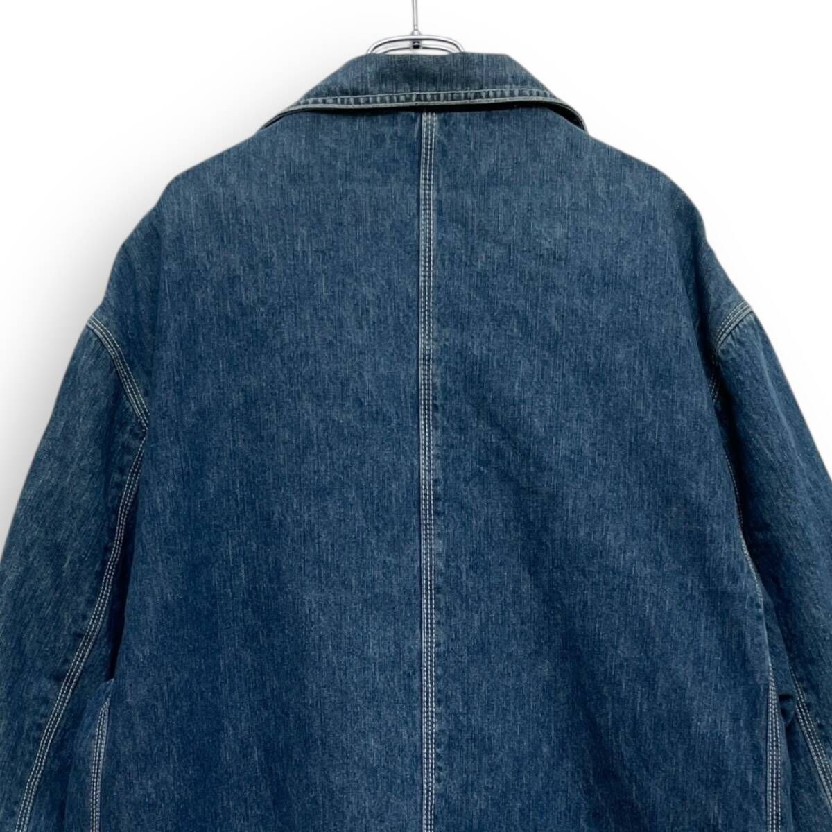 R2611/ 90s Levi's リーバイス デニム カバーオール ブランケット裏地