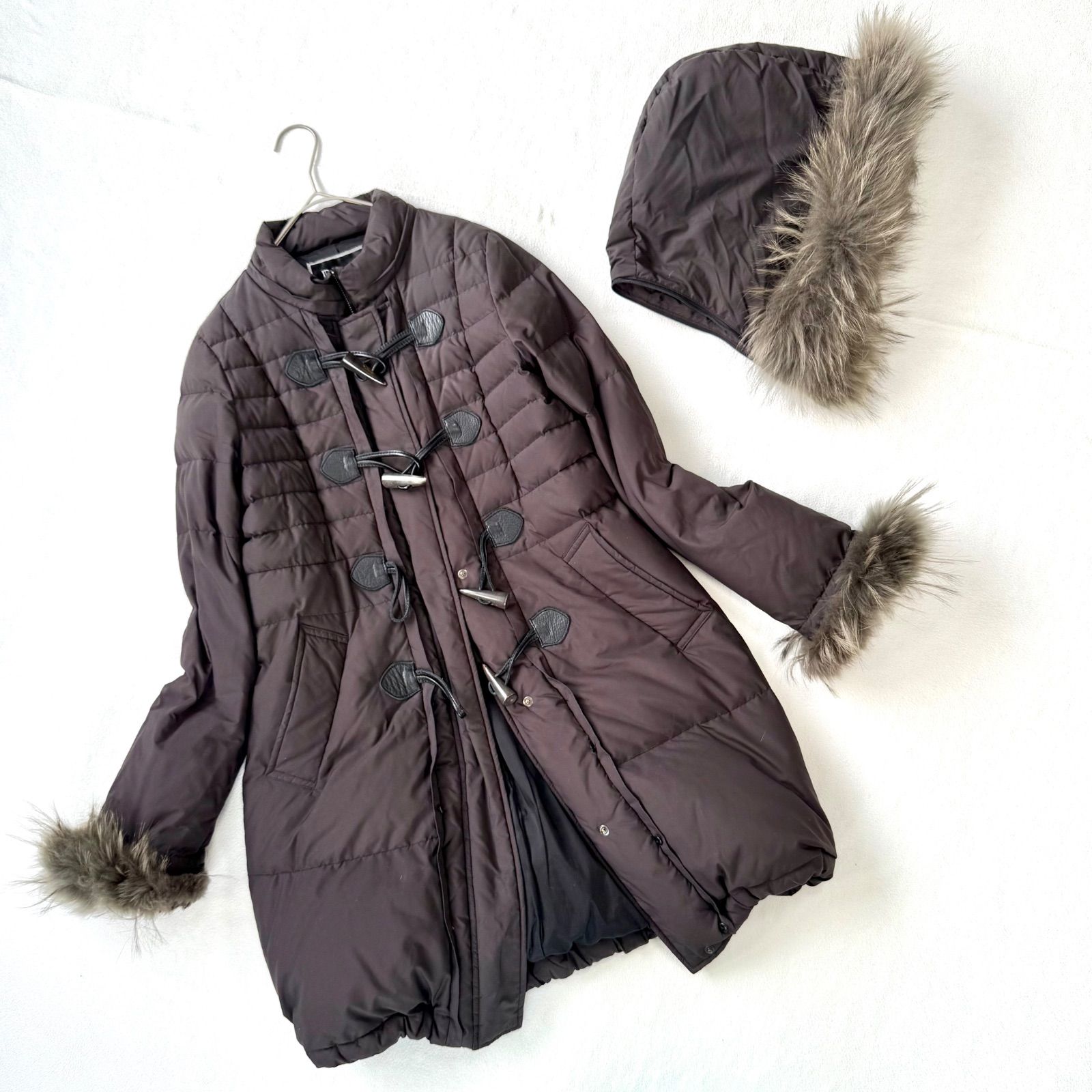 良品・38・ブラウン系✨ダイアグラム グレースコンチネンタル 牛革