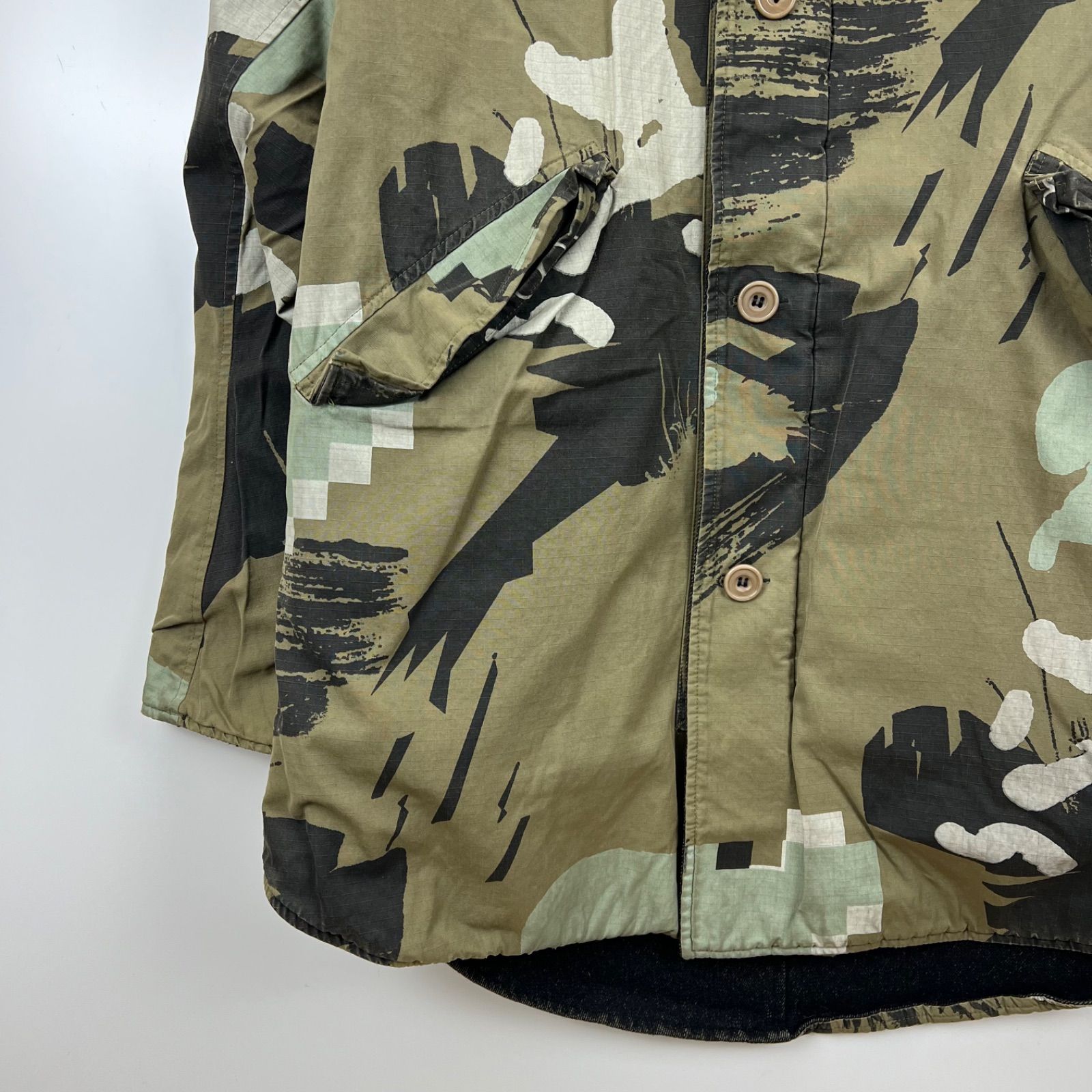 GRIFFIN 00s archive Rare reversible separation camo coat M 