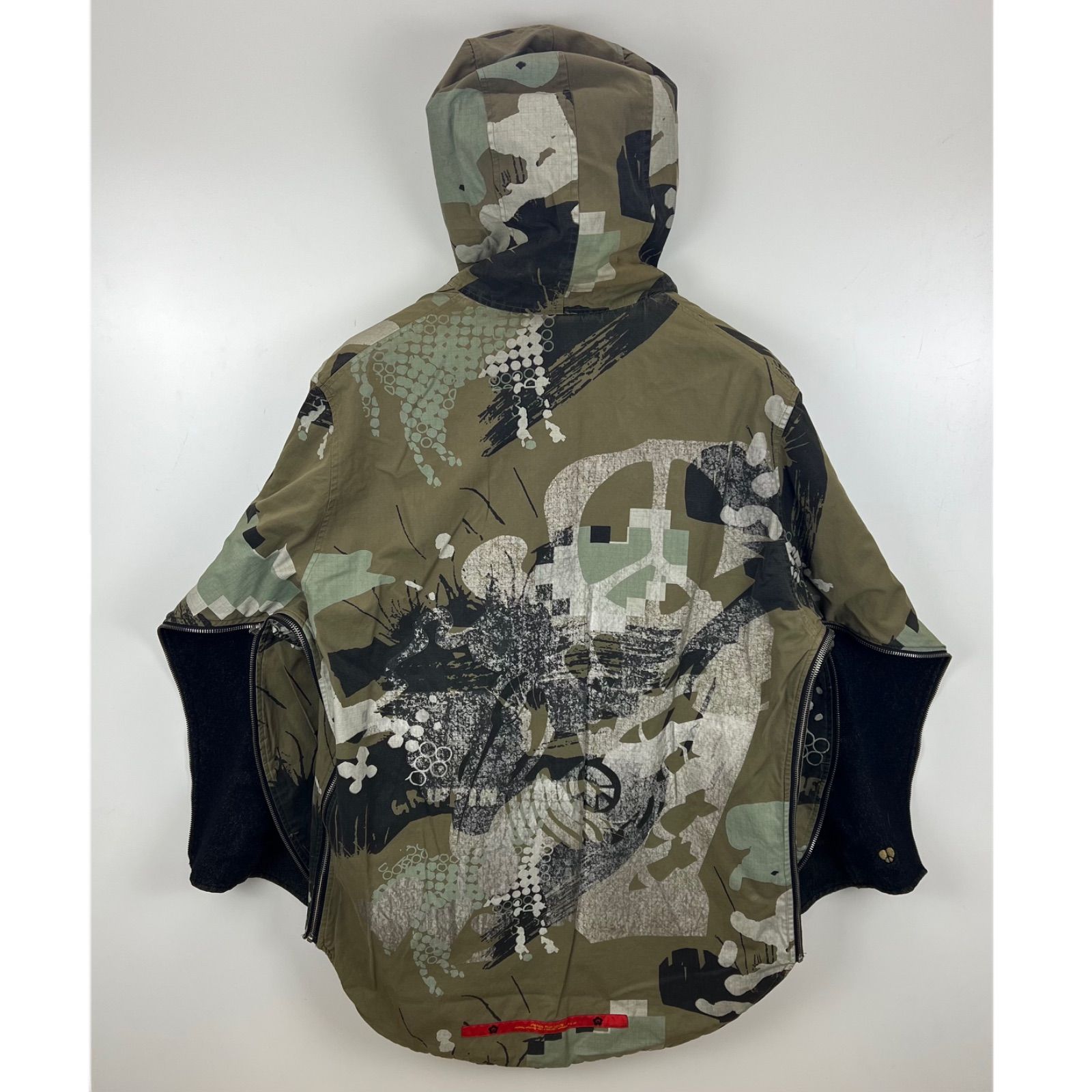 Griffin ジャケット 超激レア イタリア製 アーカイブ GRIFFIN 00s archive Rare reversible separation camo coat M