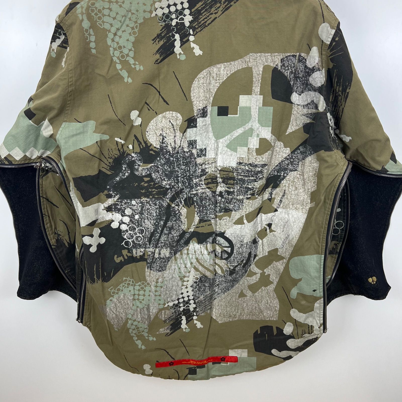 GRIFFIN 00s archive Rare reversible separation camo coat M