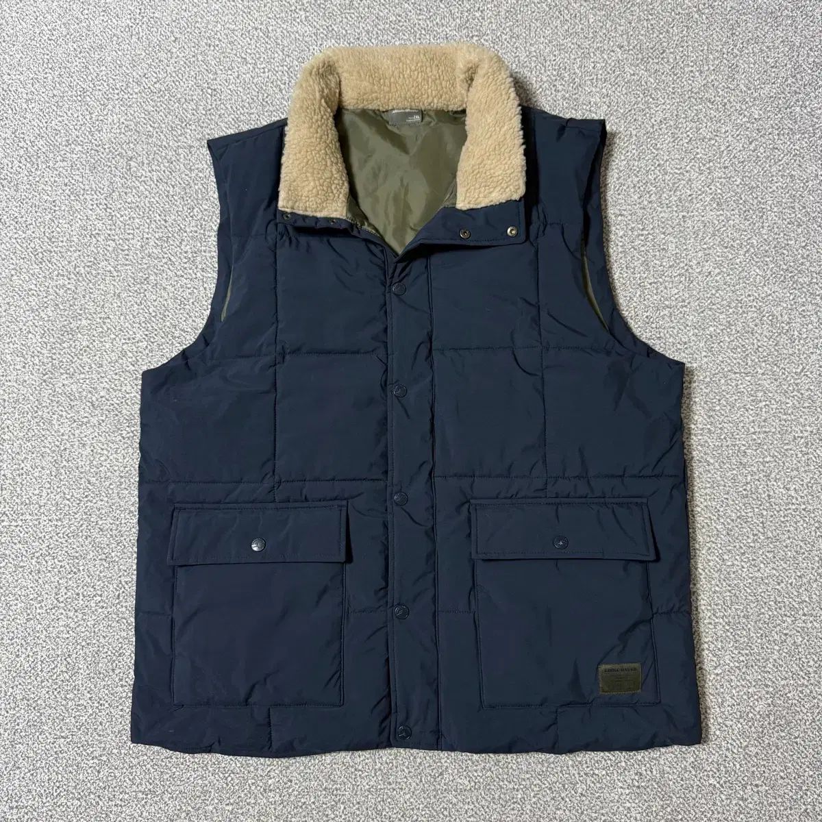 EDDIE BAUER エディー バウアー ダウン ベスト ネイビー 2 XL
