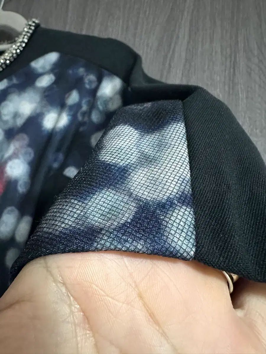  モネタ ハンサムスタイル ONE PIECE 長袖 七分袖 ひざ丈ワンピース