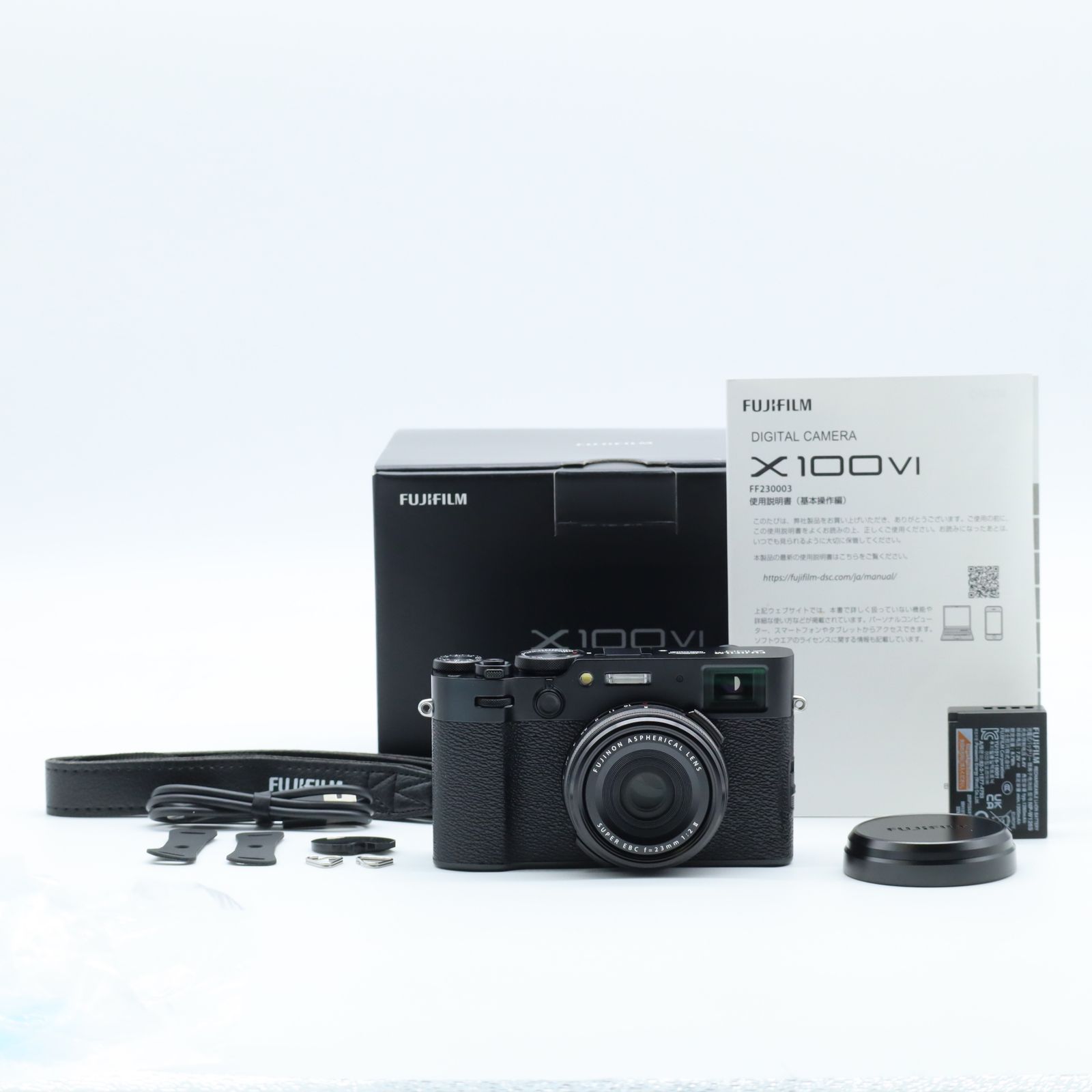 極美品 Fujifilm X100VIブラック おまけ付 富士フイルム FUJIFILM X100VI ブラック｜新品通販フジヤカメラ