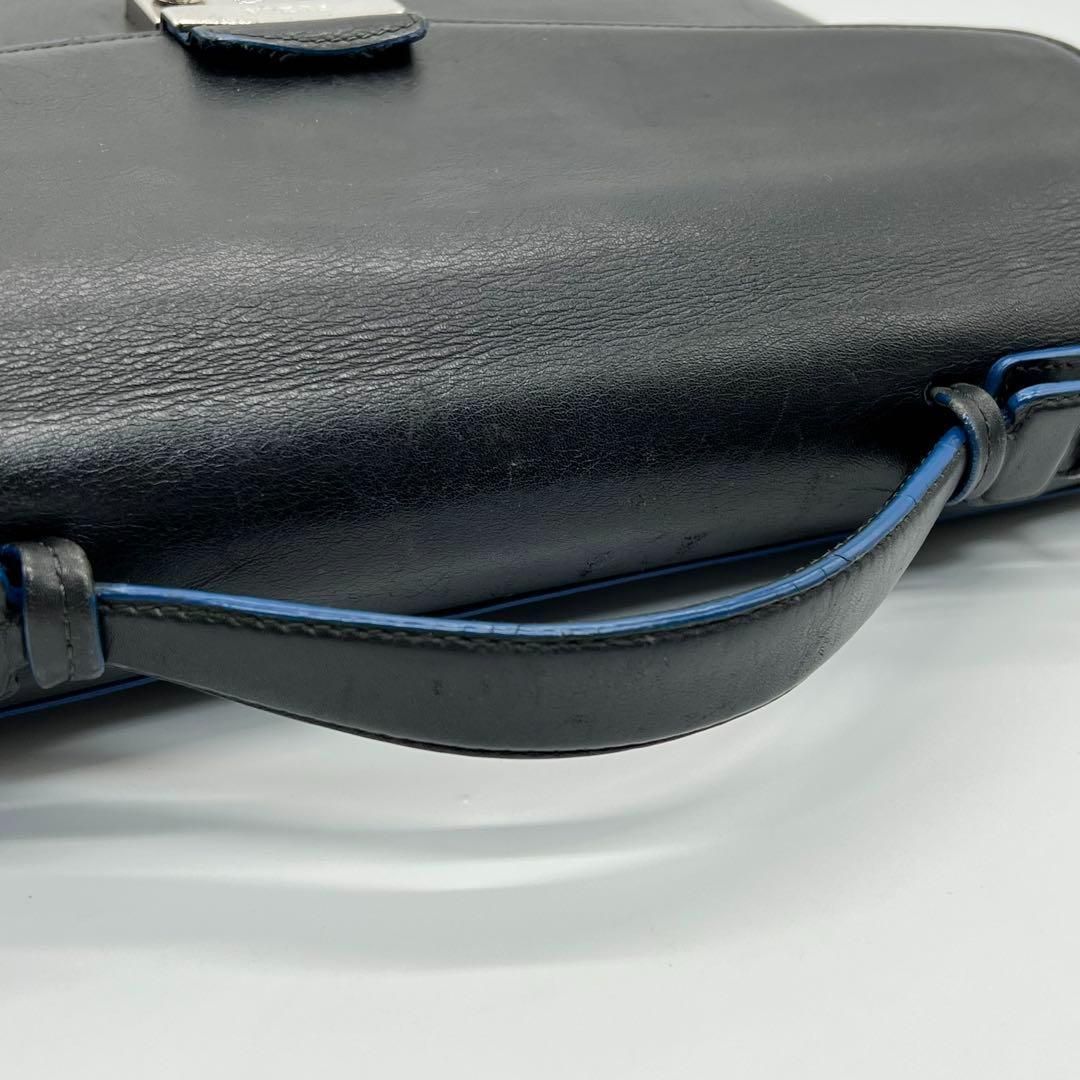 良品】FURLA レザー ビジネスバッグ 2way A4収納可 ブラック - メルカリ