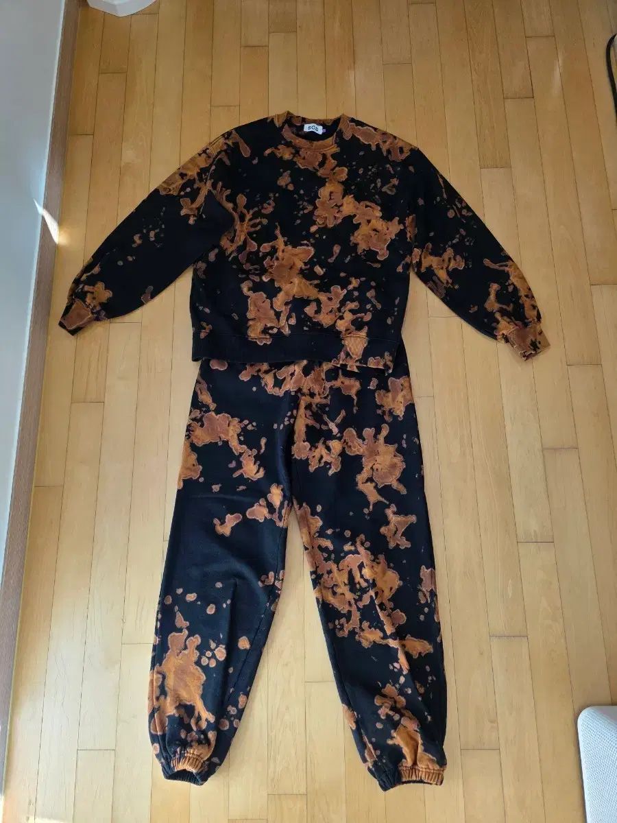 SCS タイダイ オーバーサイズ セットアップ スウェット ジョガーパンツ M