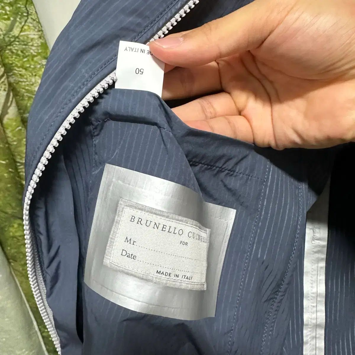 美品　ブルネロクチネリ　ブルゾン　ウィンドブレーカー L サイズ50 新品) Brunello Cucinelli(ブルネロクチネリ) ウィンドブレーカー 50