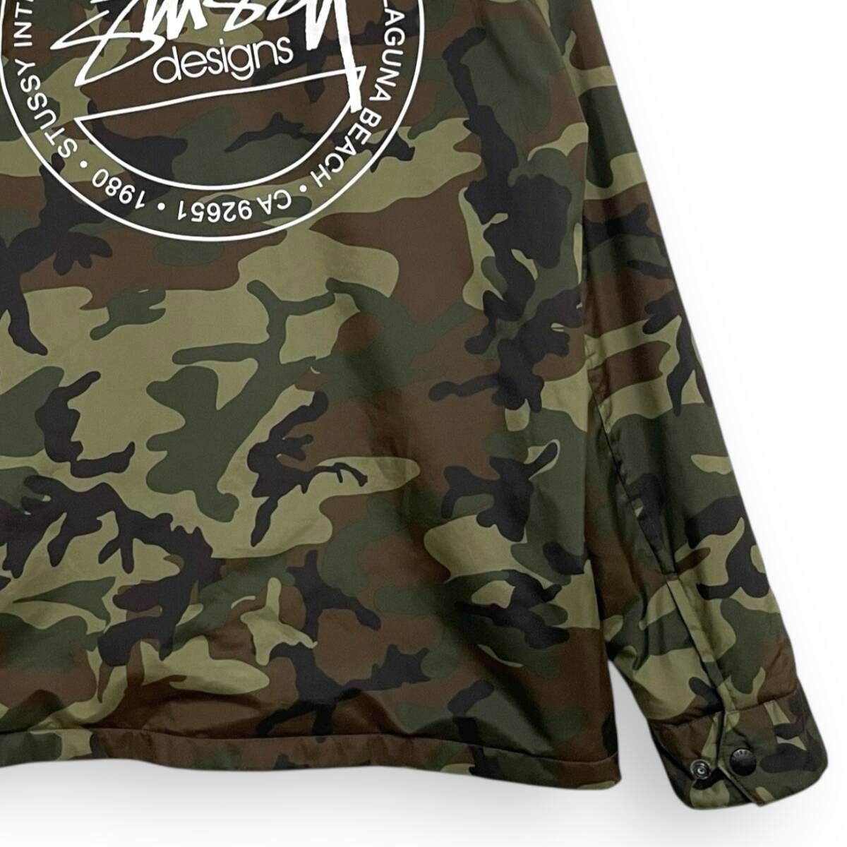 R2612/ STUSSY ステューシー 迷彩 カモフラ コーチジャケット S - メルカリ