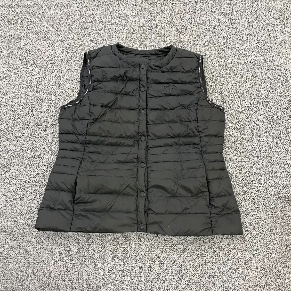 95 キャロウェイ グレー 軽量 ダウン ベスト 1229HS1 - メルカリ
